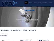 Tablet Screenshot of biotecca.com